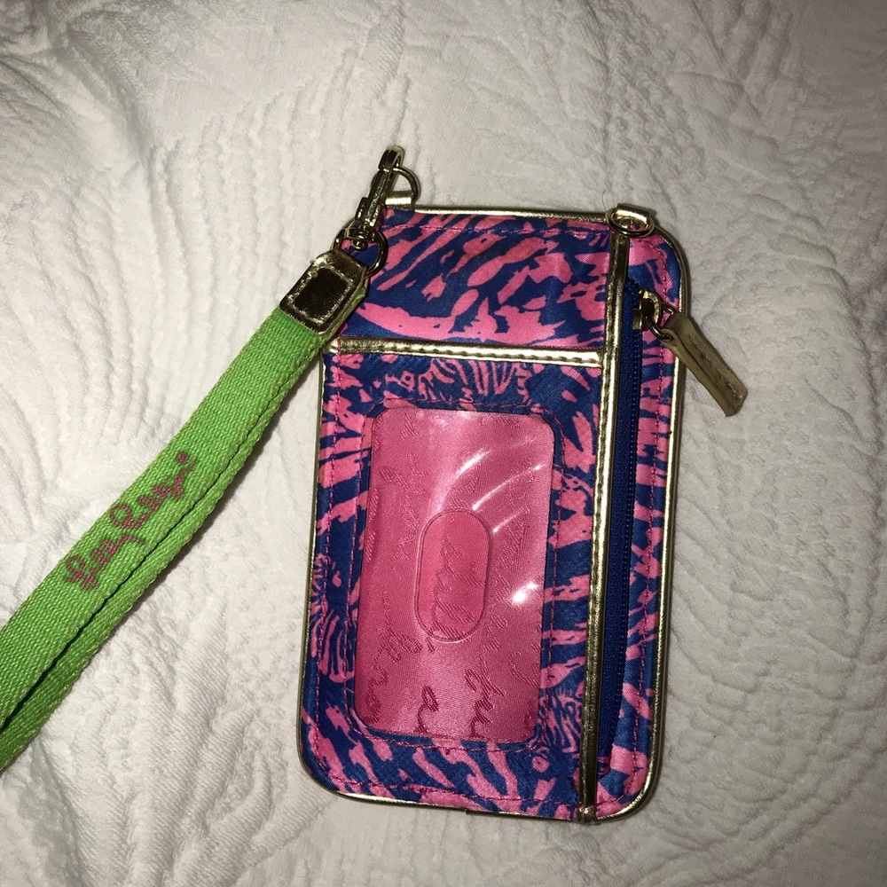 Lilly Pulitzer wristlet (with chain) - Picture 4 of 5